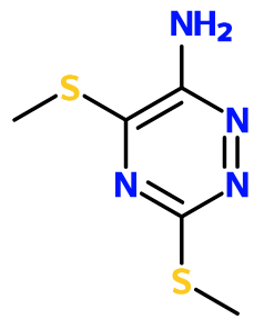 (image for) MCYR1393 3,5-Bis(methylthio)-1,2,4-triazin-6-amine